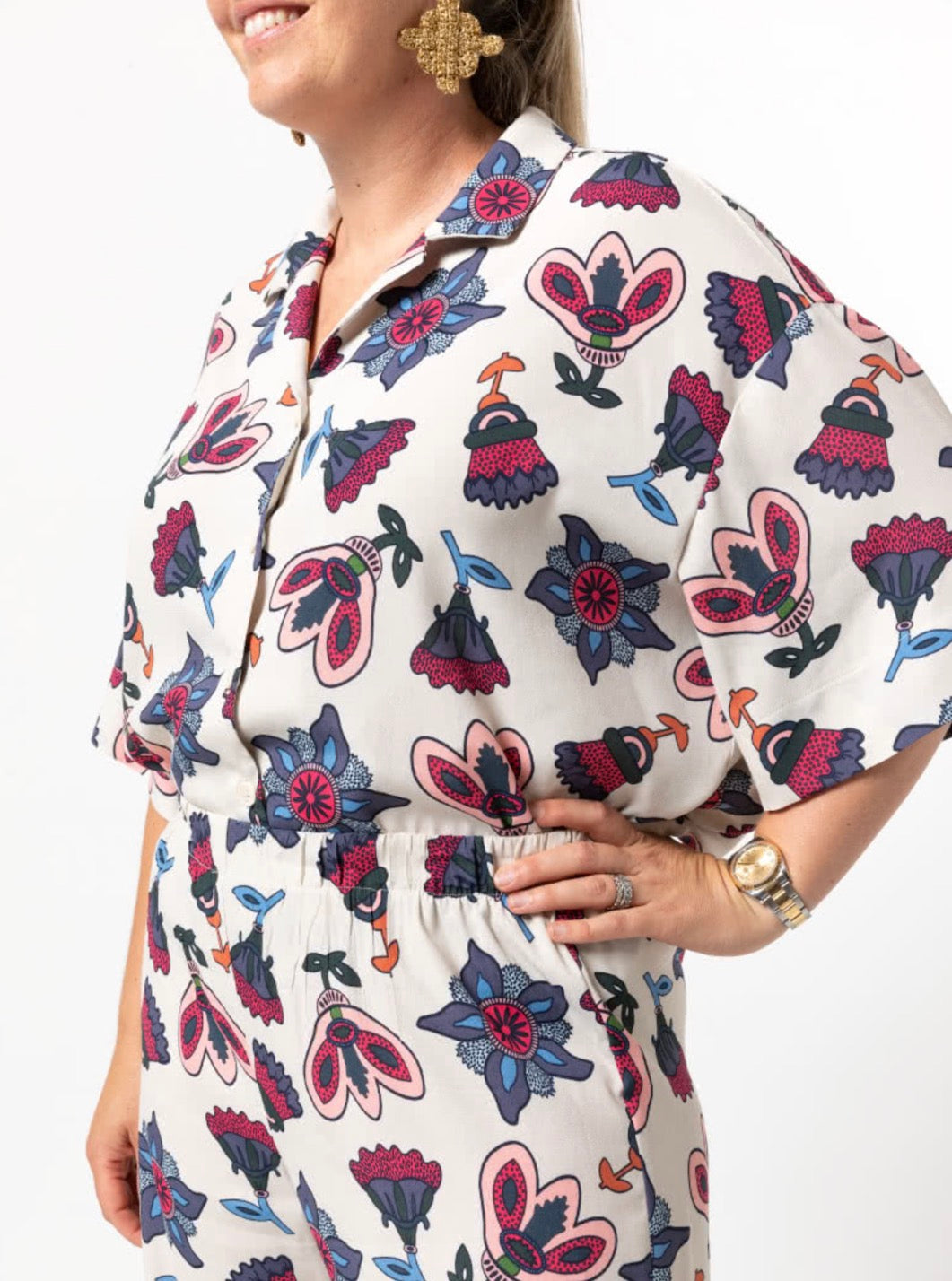 Style ARC - Albie Woven Shirt (Sizes 18 - 30)  Sewing Pattern