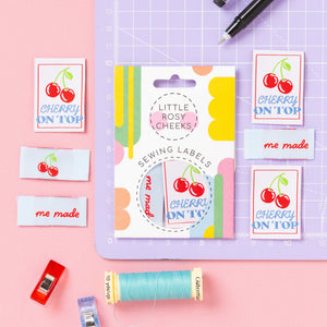 Little Rosy Cheeks - "Cherry On Top" Printed Labels