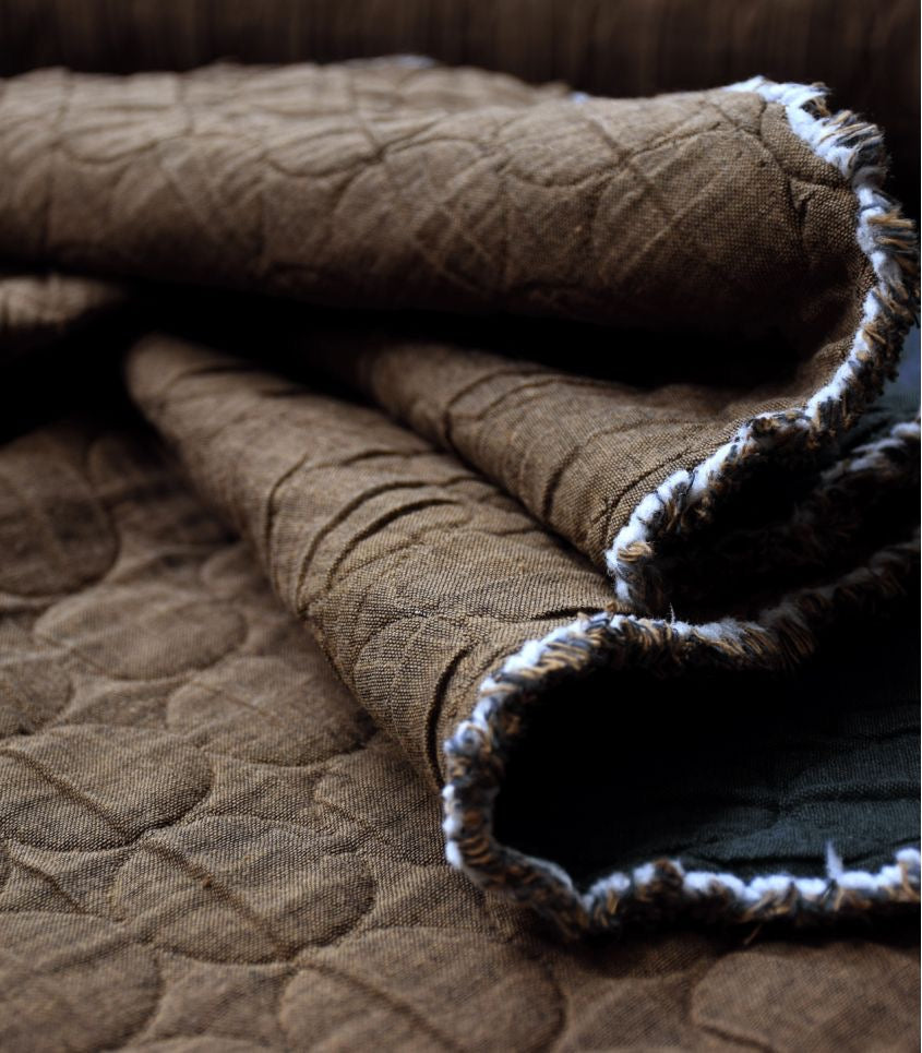 Cousette - Quilted Circle Jacquard Fabric