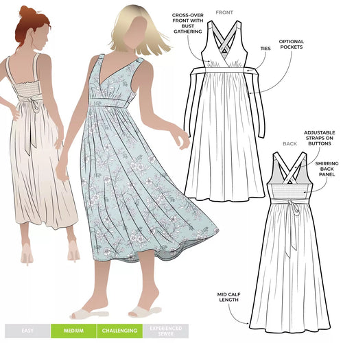 Style ARC - Livvy Woven Dress (Sizes 4 - 16)  Sewing Pattern