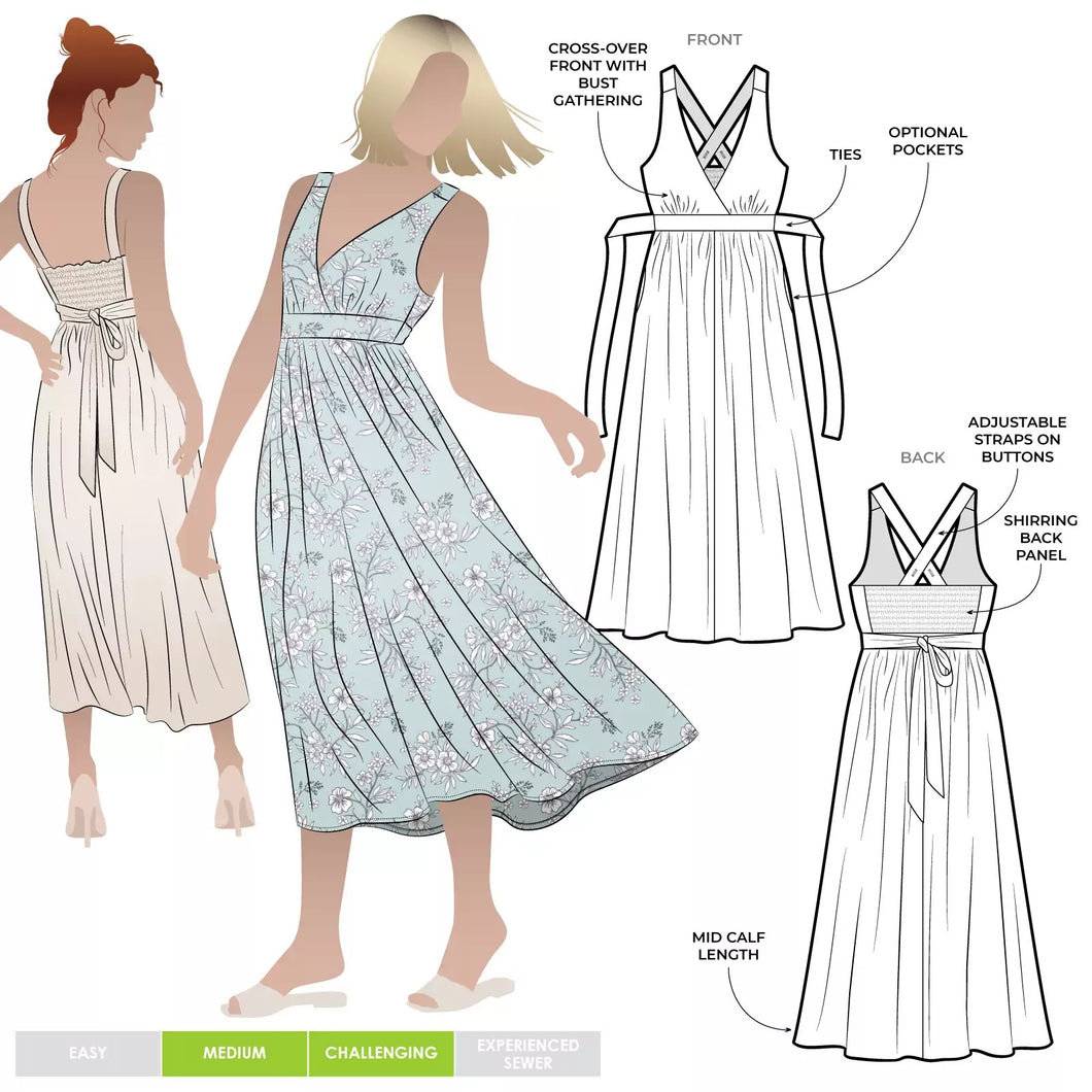 Style ARC - Livvy Woven Dress (Sizes 4 - 16)  Sewing Pattern