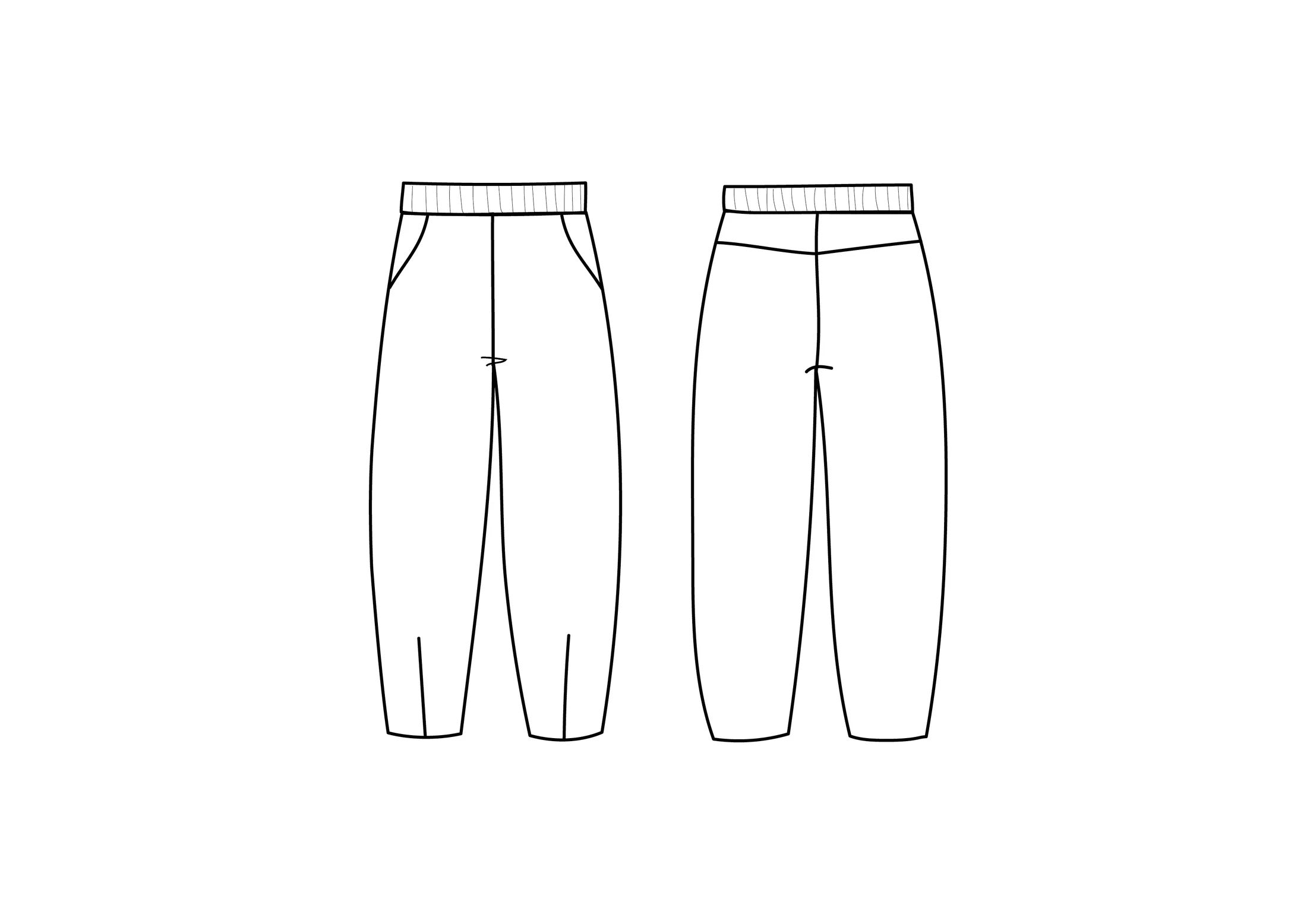 Little Rosy Cheeks - INNIS Trousers Children's Sewing Pattern