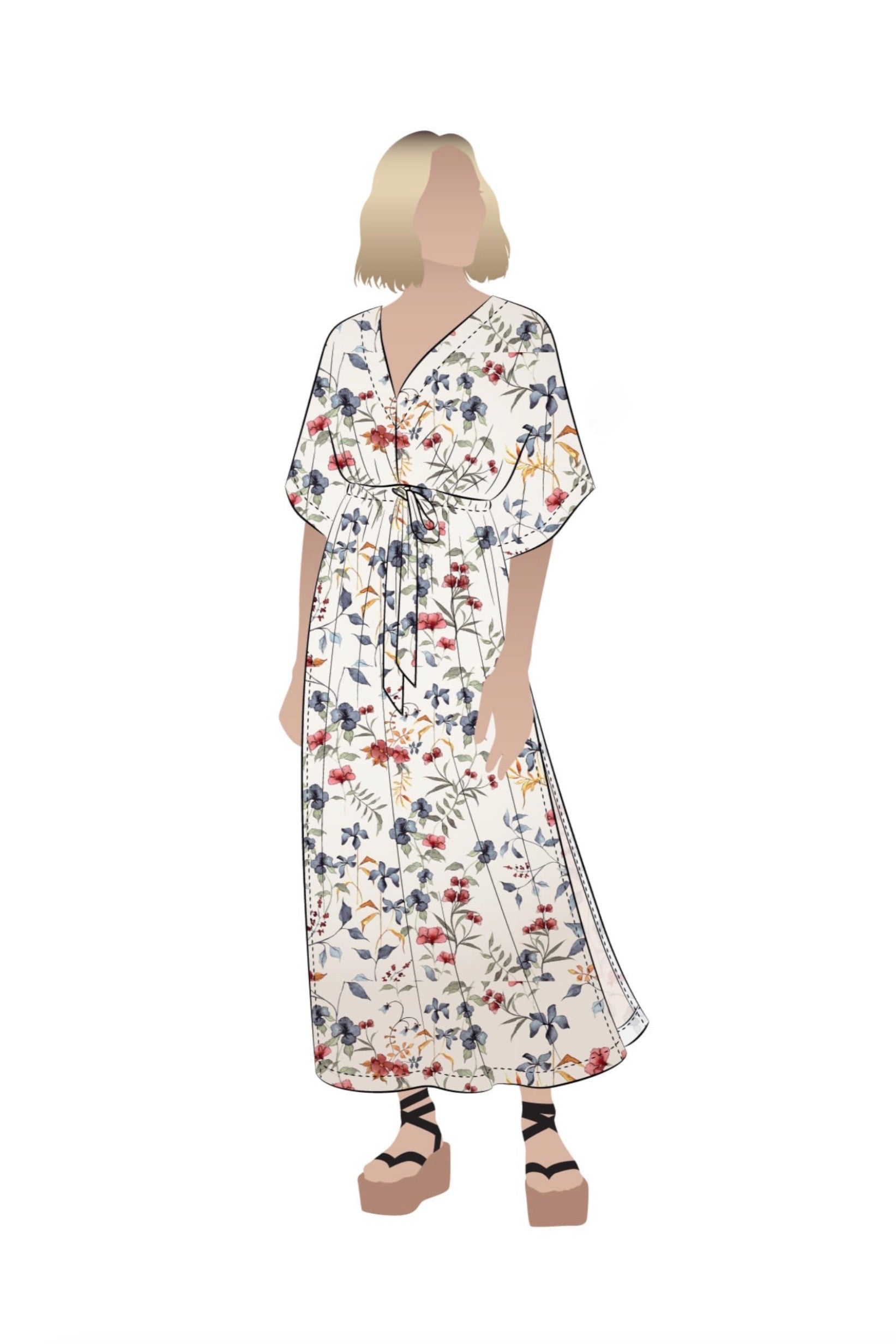 Style ARC - Summer Cover Up Dress (Sizes 18 - 30)  Sewing Pattern