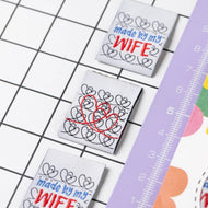 Little Rosy Cheeks - "Made By My Wife" Printed Labels