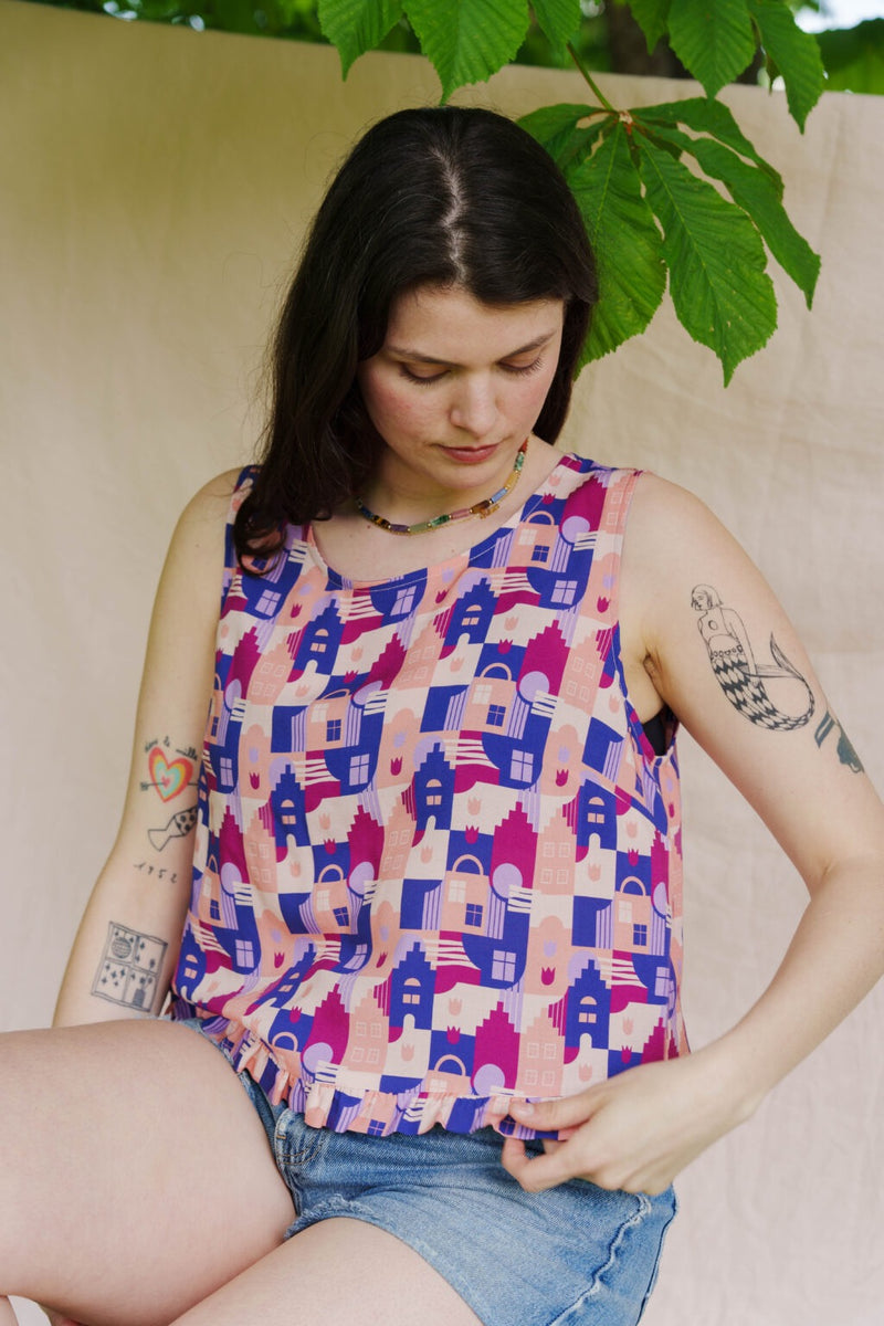 Lise Tailor - Alia Top Sewing Pattern – Lamazi Fabrics