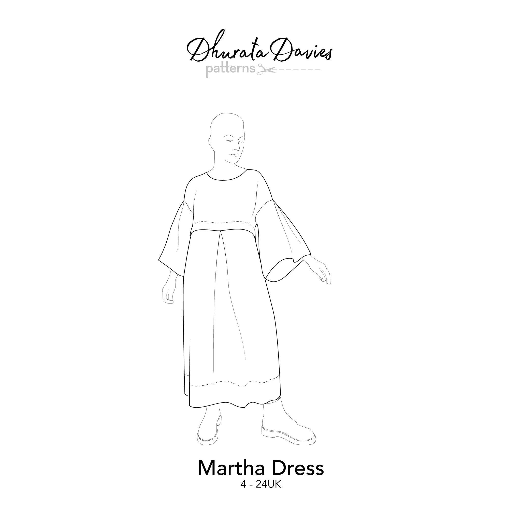 Dhurata Davies - Martha Dress - Paper Sewing Pattern