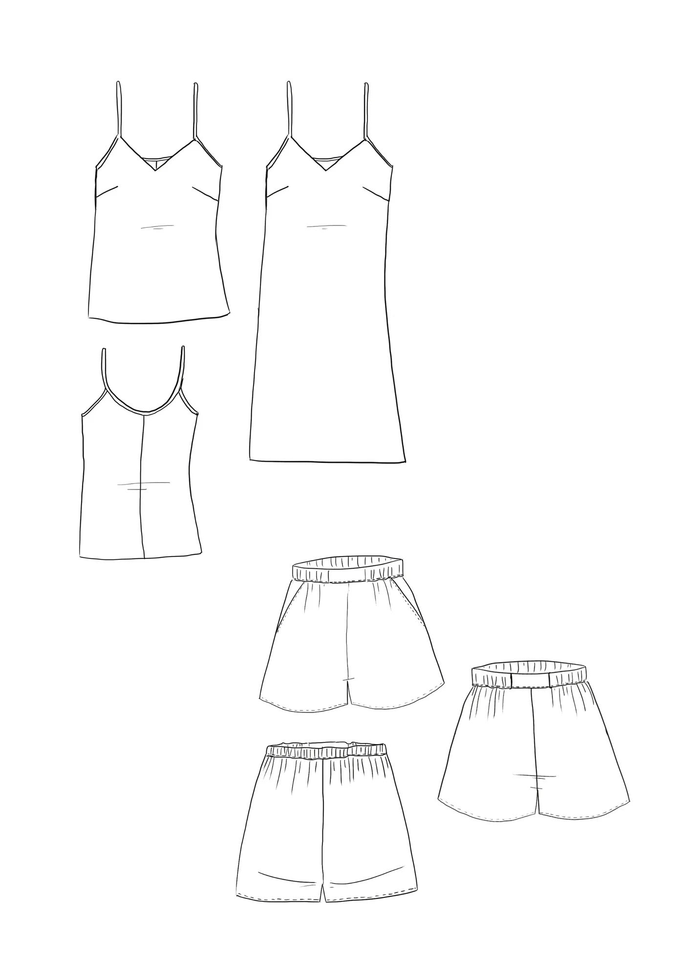 Maison Fauve - SONGE & BLUSH Duo Pyjama Sewing Pattern