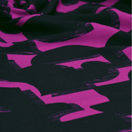 REMNANT 1.24 metres - Cousette - Geo Aster Viscose Crepe Fabric