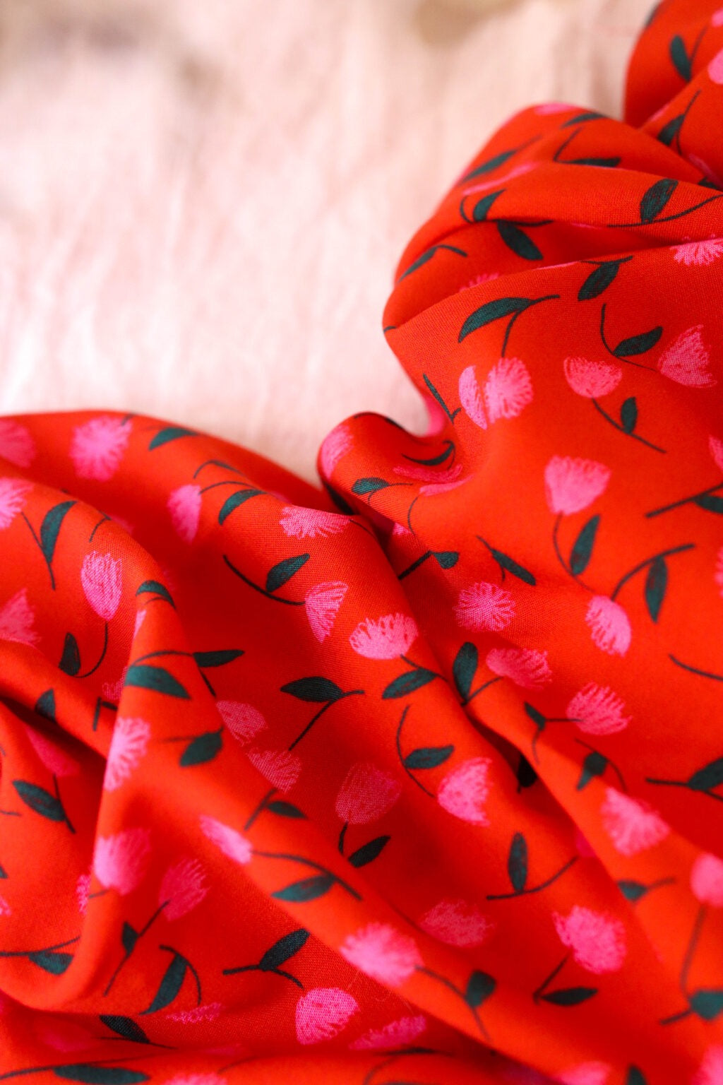 Lise Tailor - Scarlet Viscose Fabric