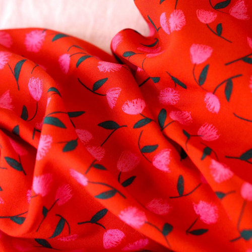 Lise Tailor - Scarlet Viscose Fabric