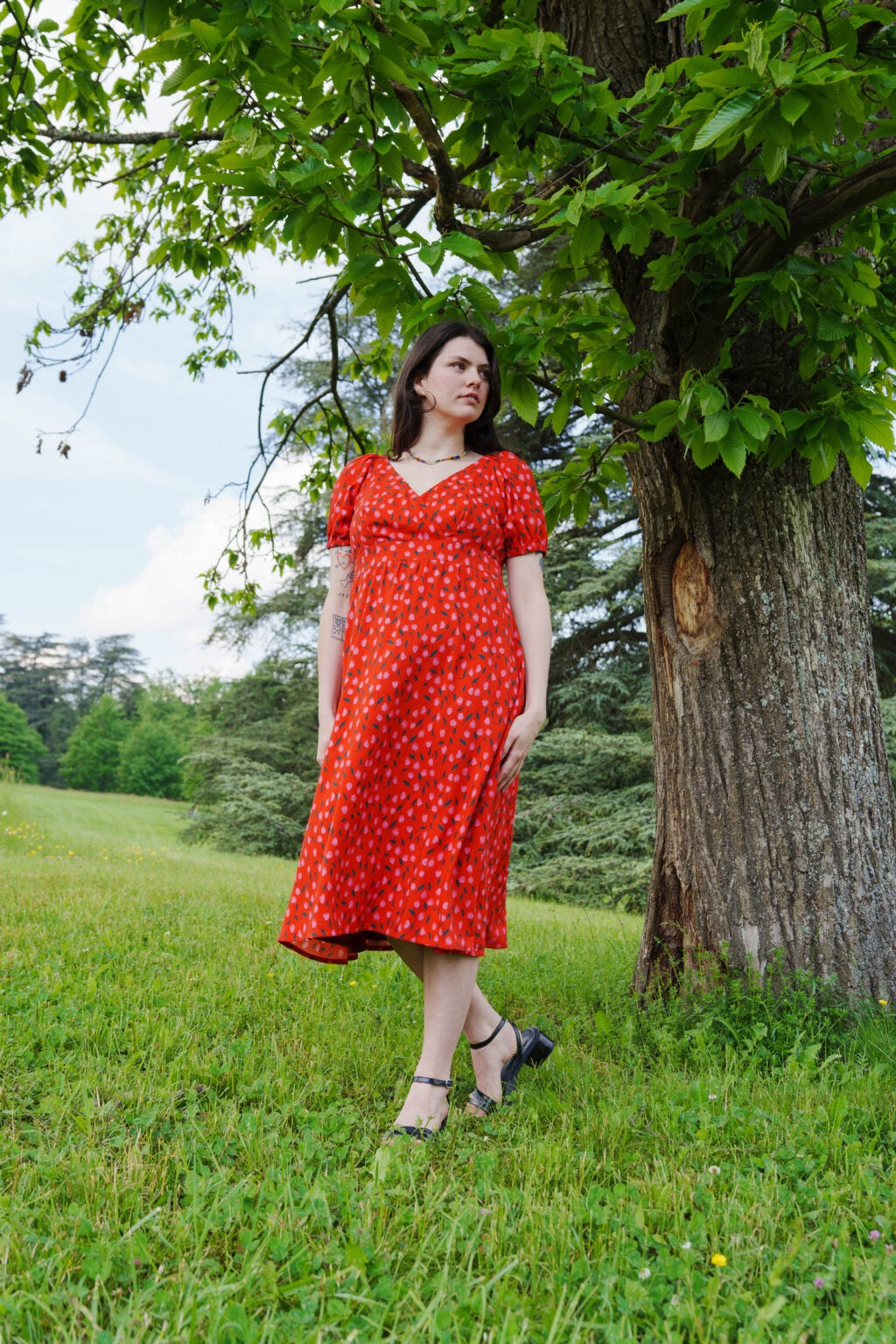 Lise Tailor - Scarlet Viscose Fabric