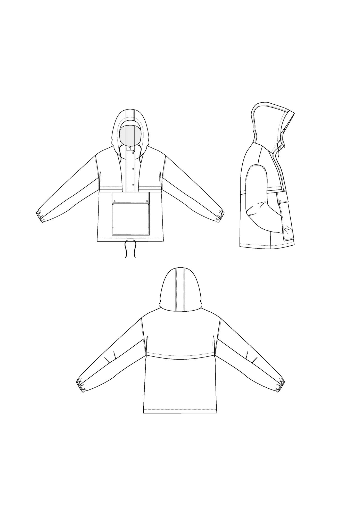 Maison Fauve - RAFALE Windbreaker Jacket Sewing Pattern