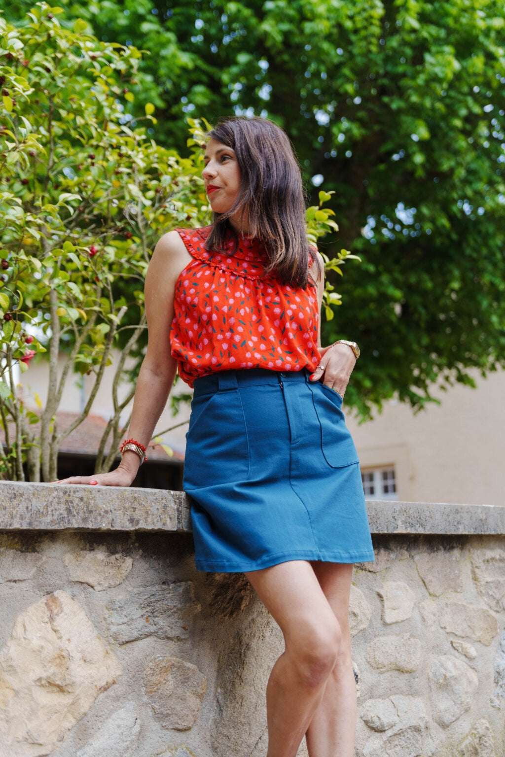 Lise Tailor - Scarlet Viscose Fabric