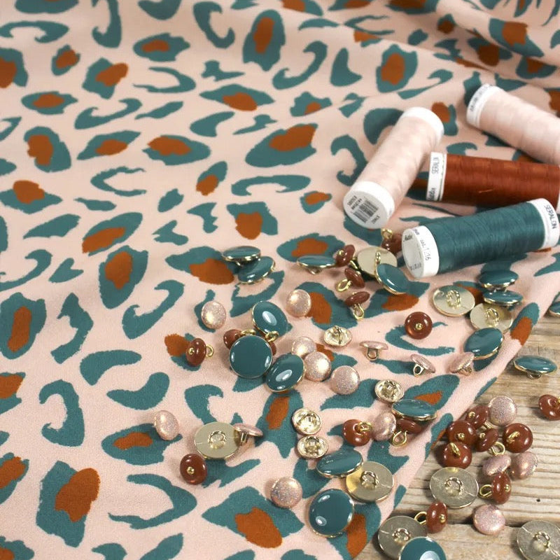 Églantine & Zoé - Bagheera in Eucalyptus Green Viscose Fabric