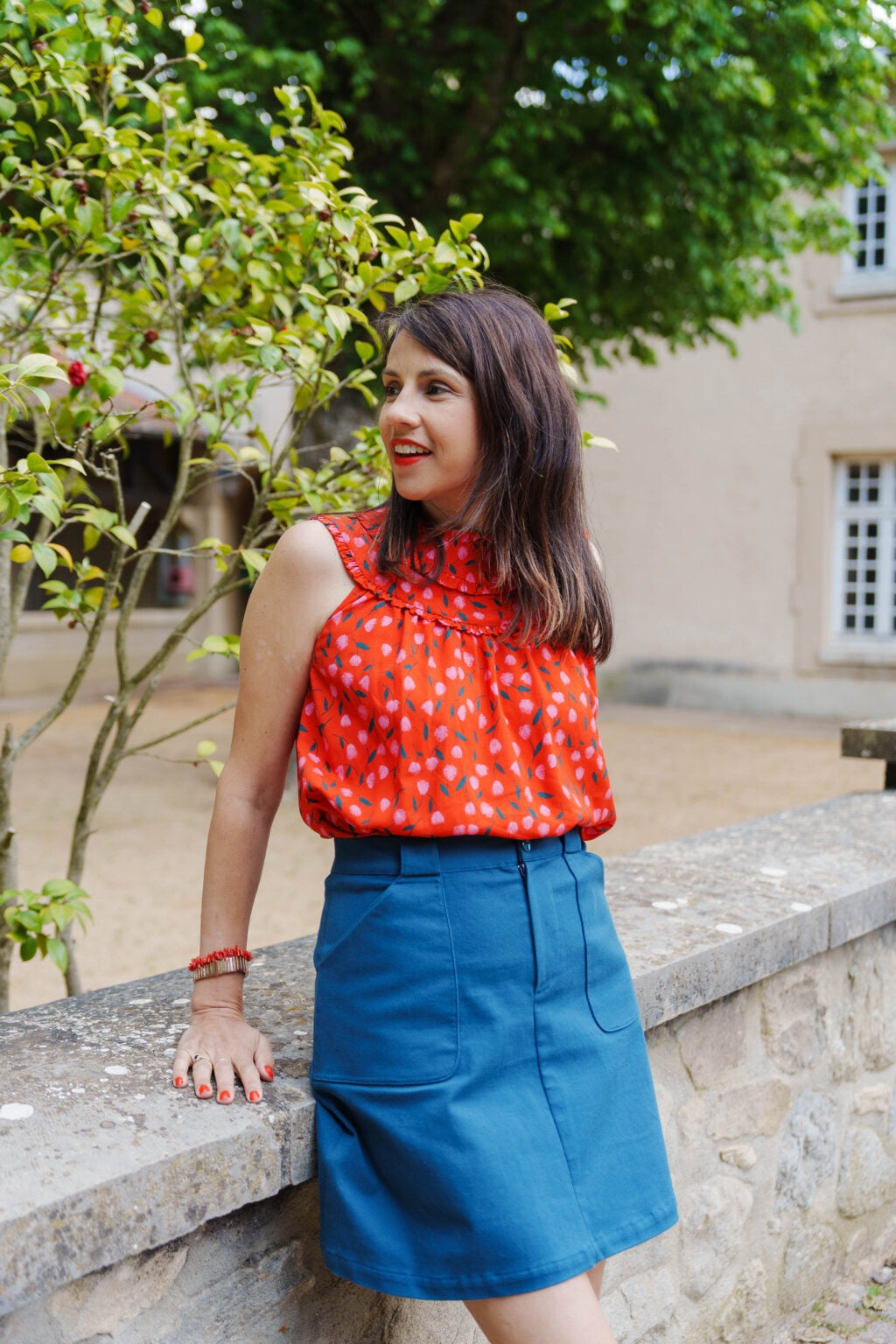Lise Tailor - Scarlet Viscose Fabric
