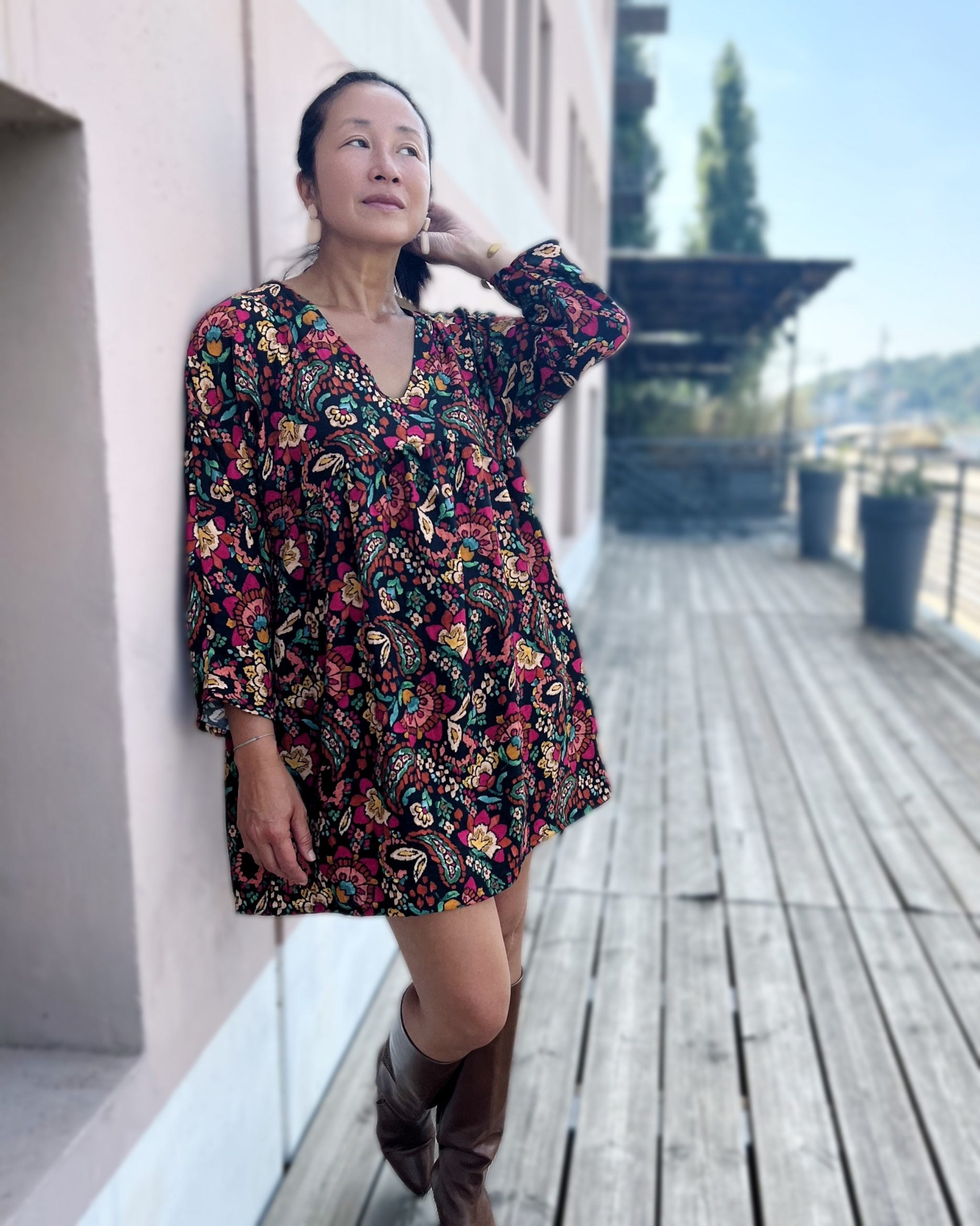 My Dress Made - Bohemian Slub Viscose Fabric