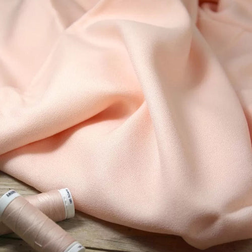 Églantine & Zoé - Nude Viscose Crepe Fabric