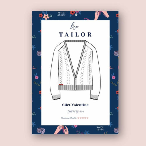 Lise Tailor - Valentine Cardigan Knitting Pattern