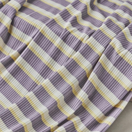 Derby Stripe Ribbed Jersey Purple Haze with TENCEL™ Modal Fibres