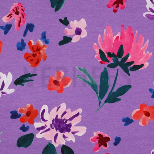 Nerida Hansen - Colette Lilac Cotton French Terry