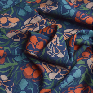 Cousette - Rose Garden Midnight Viscose Fabric