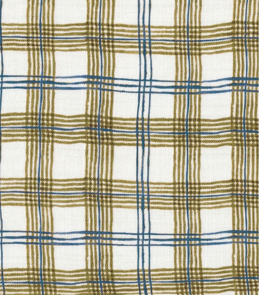 REMNANT 2 Metres - Cousette - Harry's Checks Bronze Weft Viscose Fabric