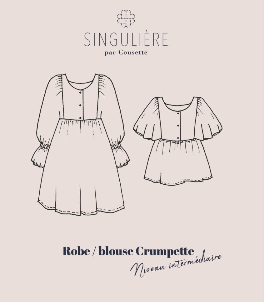 Cousette - Crumpette Dress and Blouse Sewing Pattern