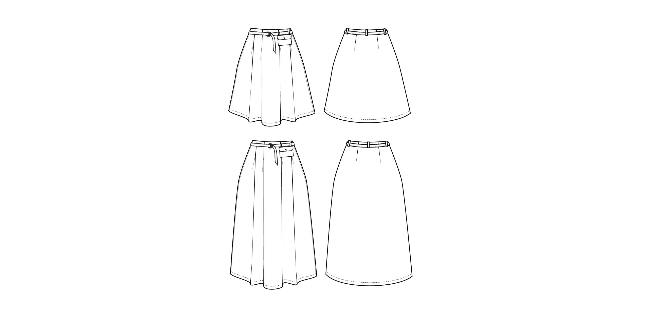 FRIDAY Pattern Co - Bernadette Skirt Sewing Pattern