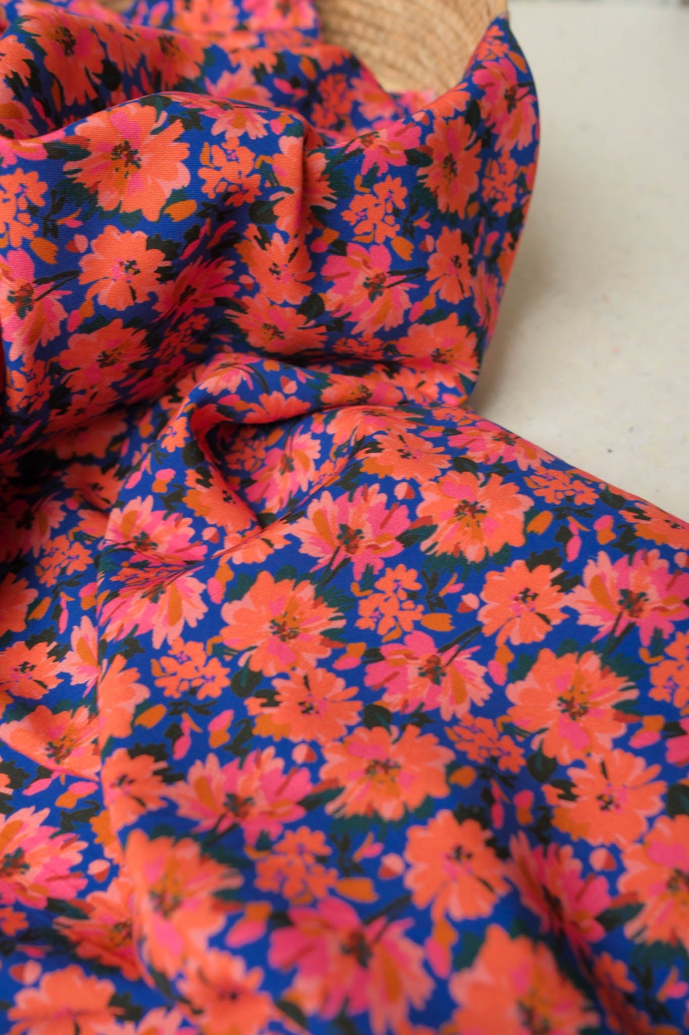 Lise Tailor - Floral Flames Viscose Fabric