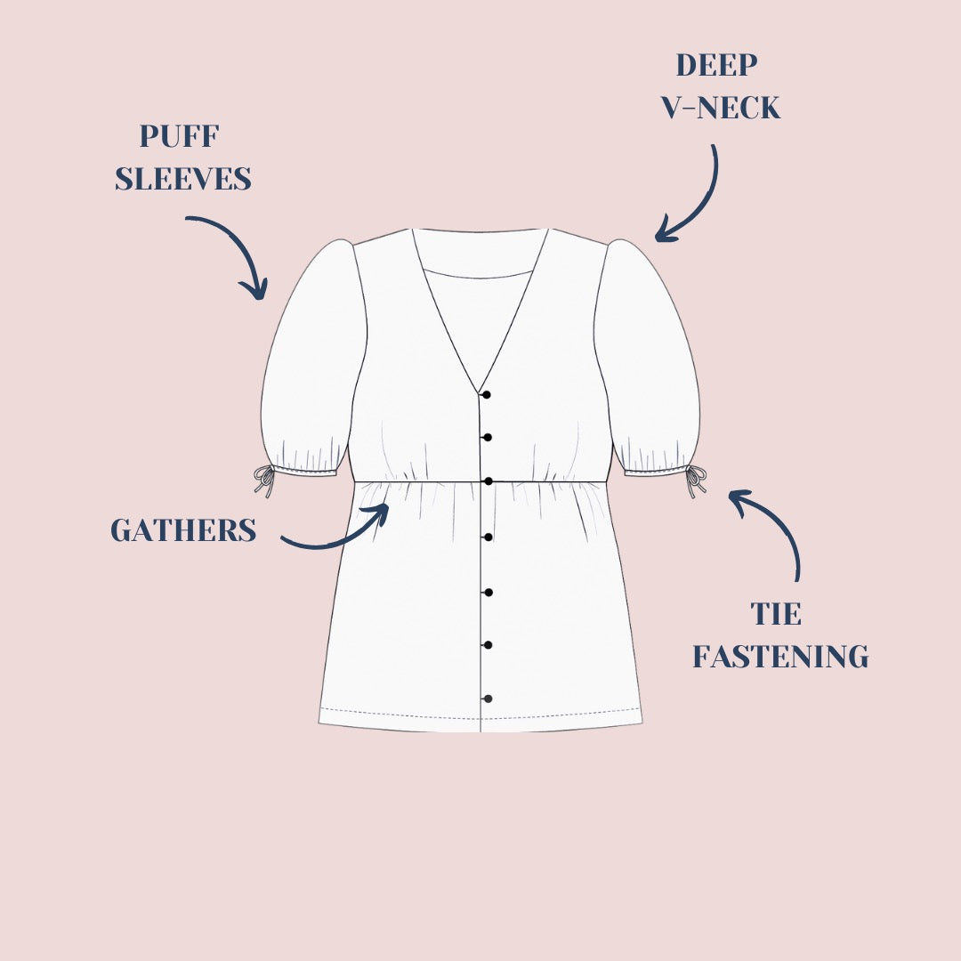 Lise Tailor - Florie Blouse Sewing Pattern