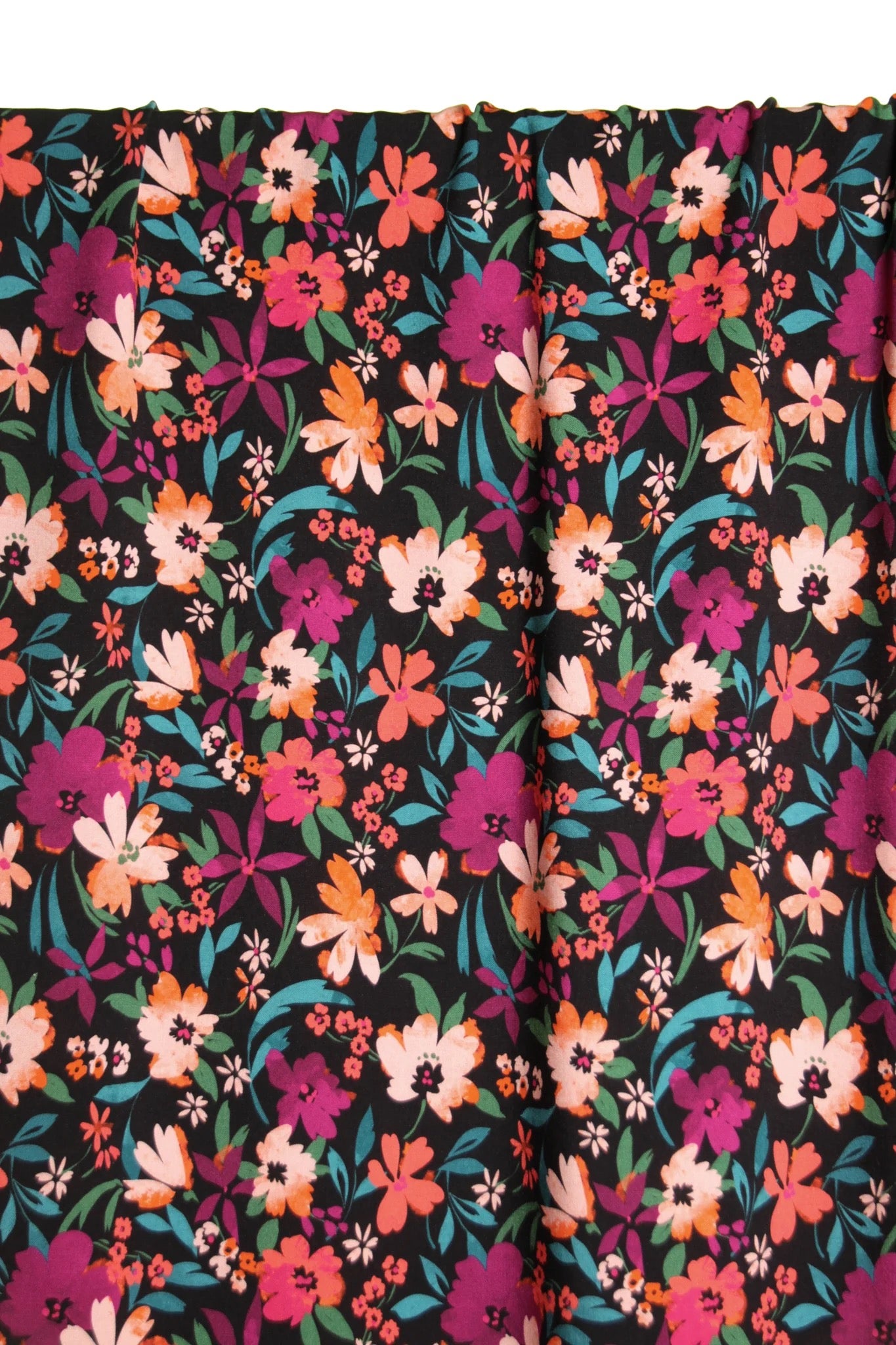 Atelier Jupe - Small Flower Print Viscose Fabric