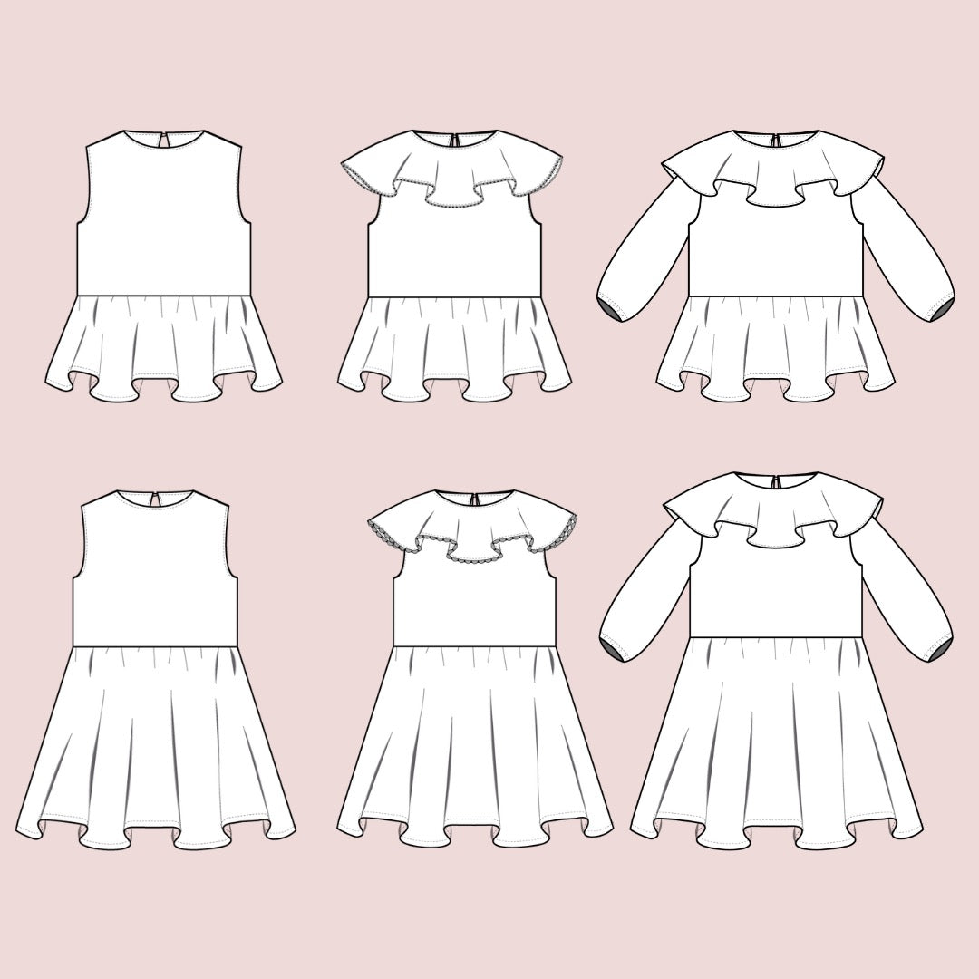 Lise Tailor - Petite Garenne Dress and Blouse Sewing Pattern