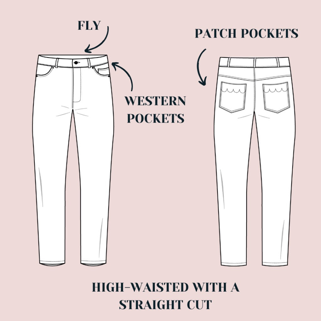 Lise Tailor - Marilyn Jeans Sewing Pattern