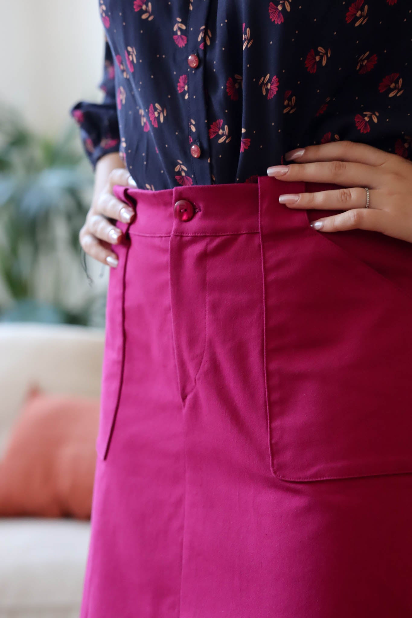 Lise Tailor - Pink Gabardine Stretch Cotton Fabric