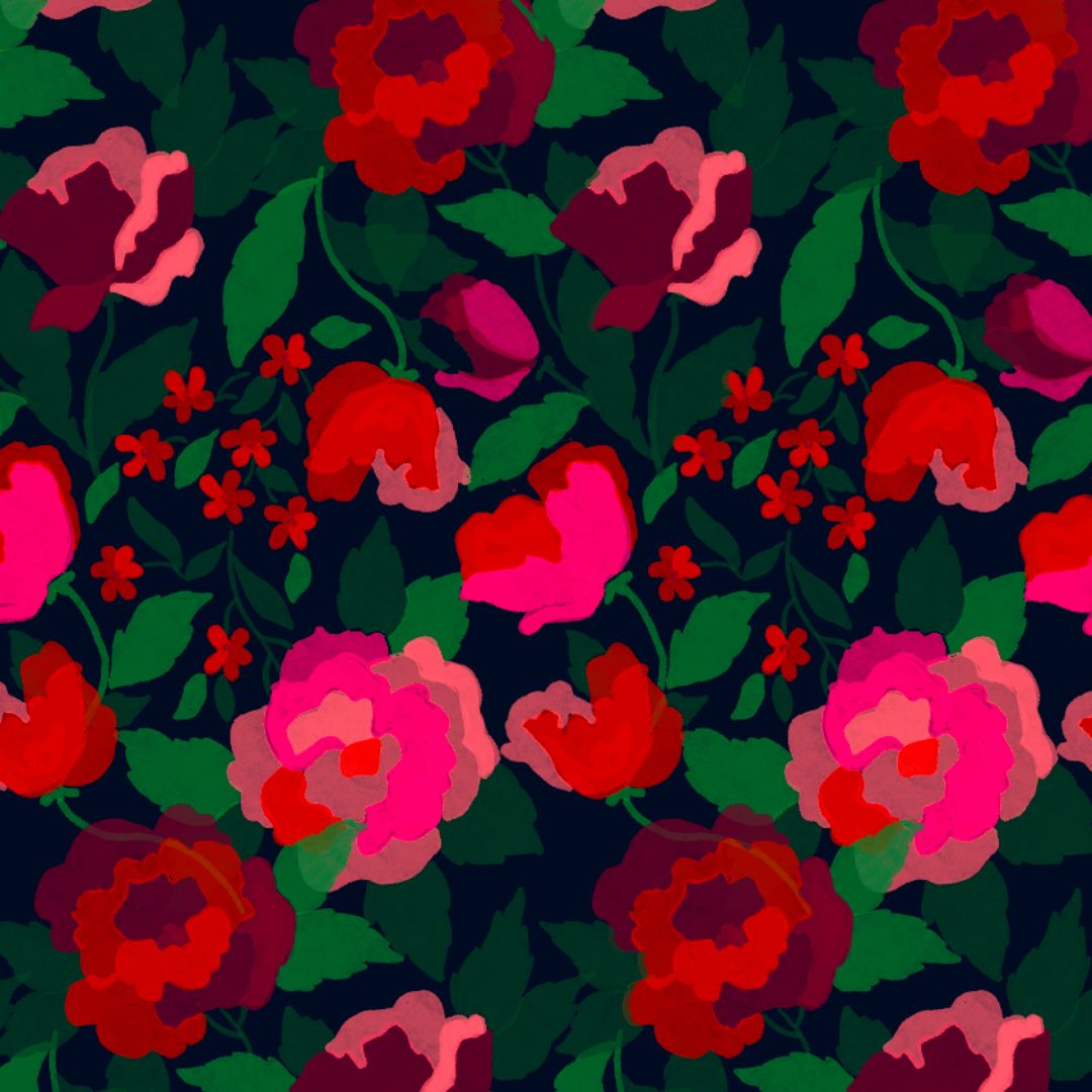 Lise Tailor - The Rose Garden Viscose Jersey Fabric