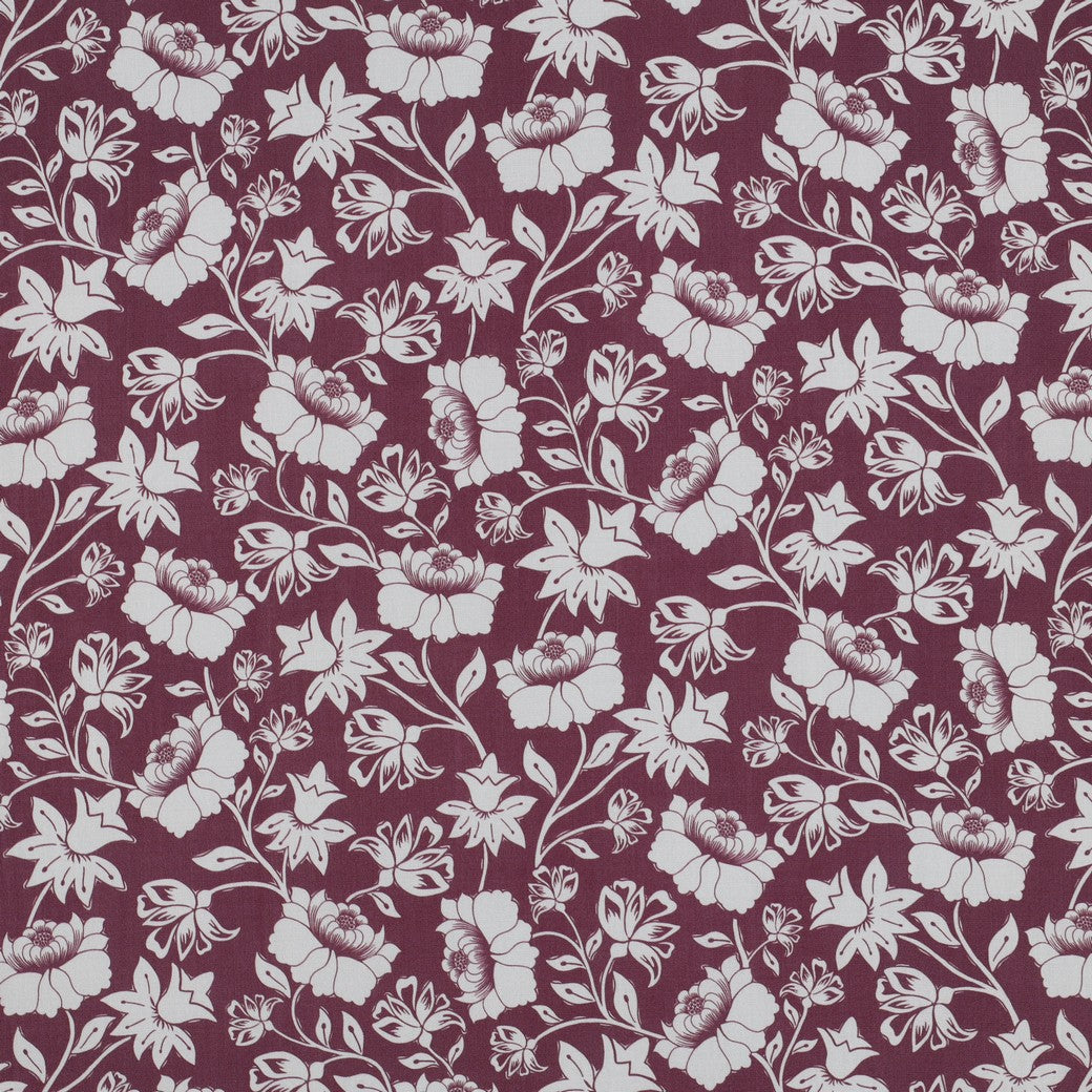 Climbing Florals in Mauve LENZING™ ECOVERO™ Viscose Fabric