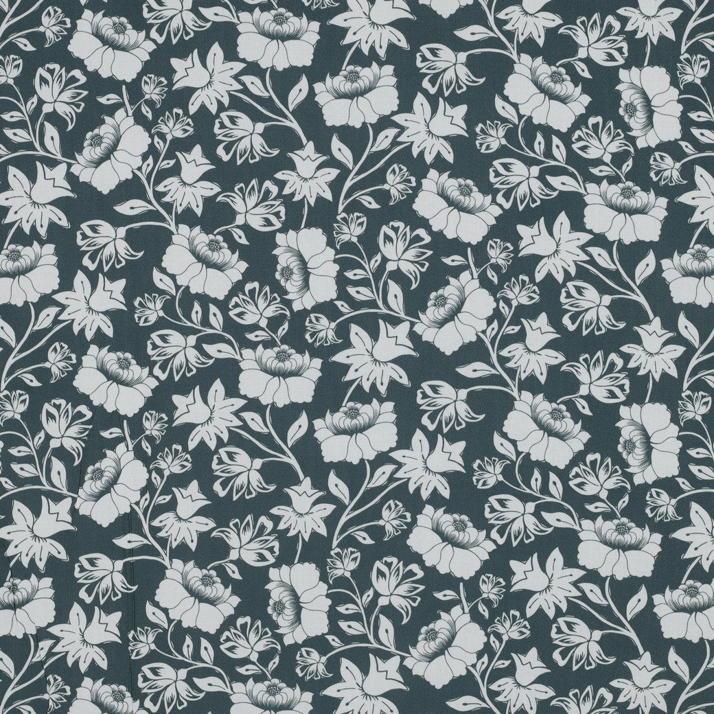 Climbing Florals in Sage LENZING™ ECOVERO™ Viscose Fabric