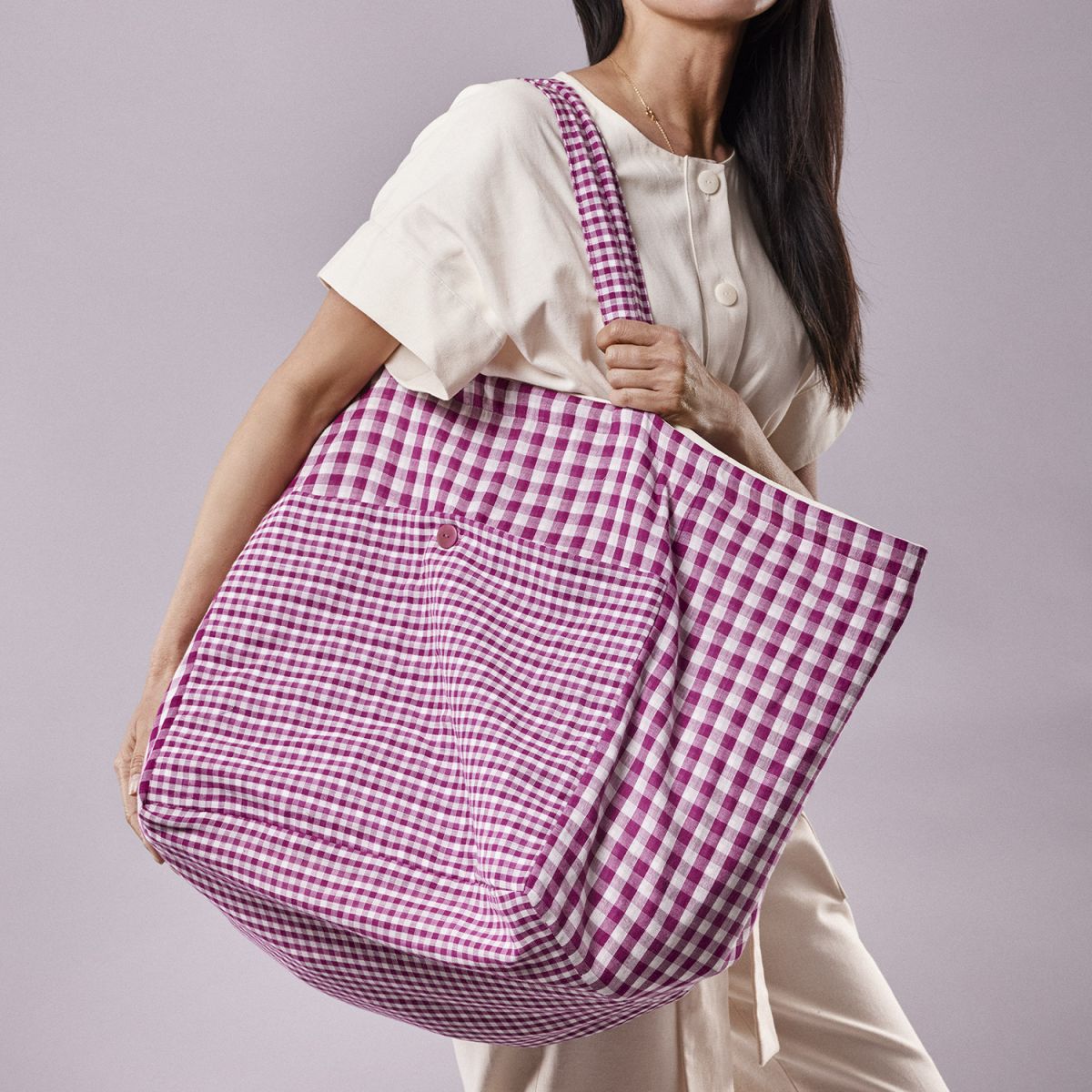 Atelier Brunette - LE Sac De Plage Bag Sewing Pattern – Lamazi Fabrics