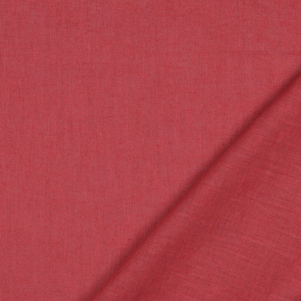 Breeze LIGHT Coral Pink - Enzyme Washed Linen Fabric