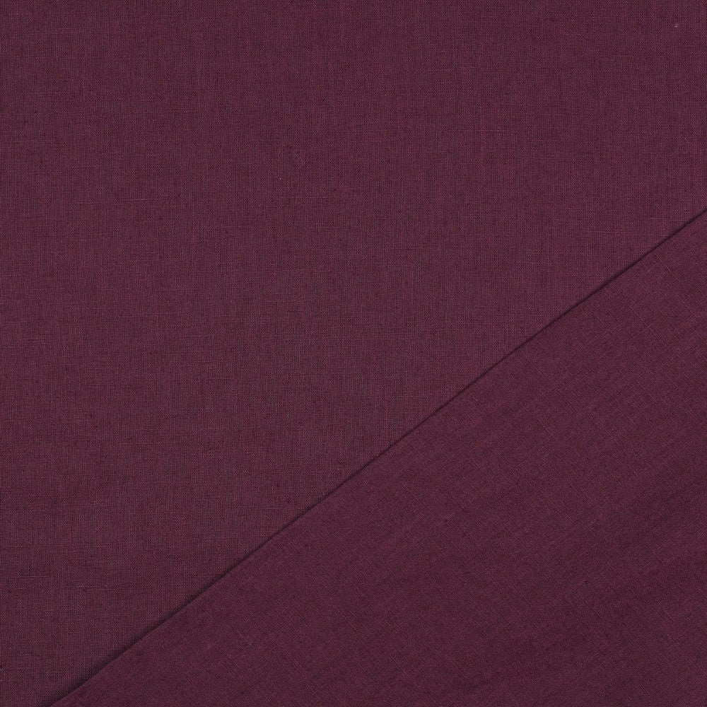 Breeze LIGHT Mulberry - Enzyme Washed Linen Fabric