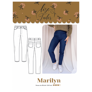 Lise Tailor - Marilyn Jeans Sewing Pattern