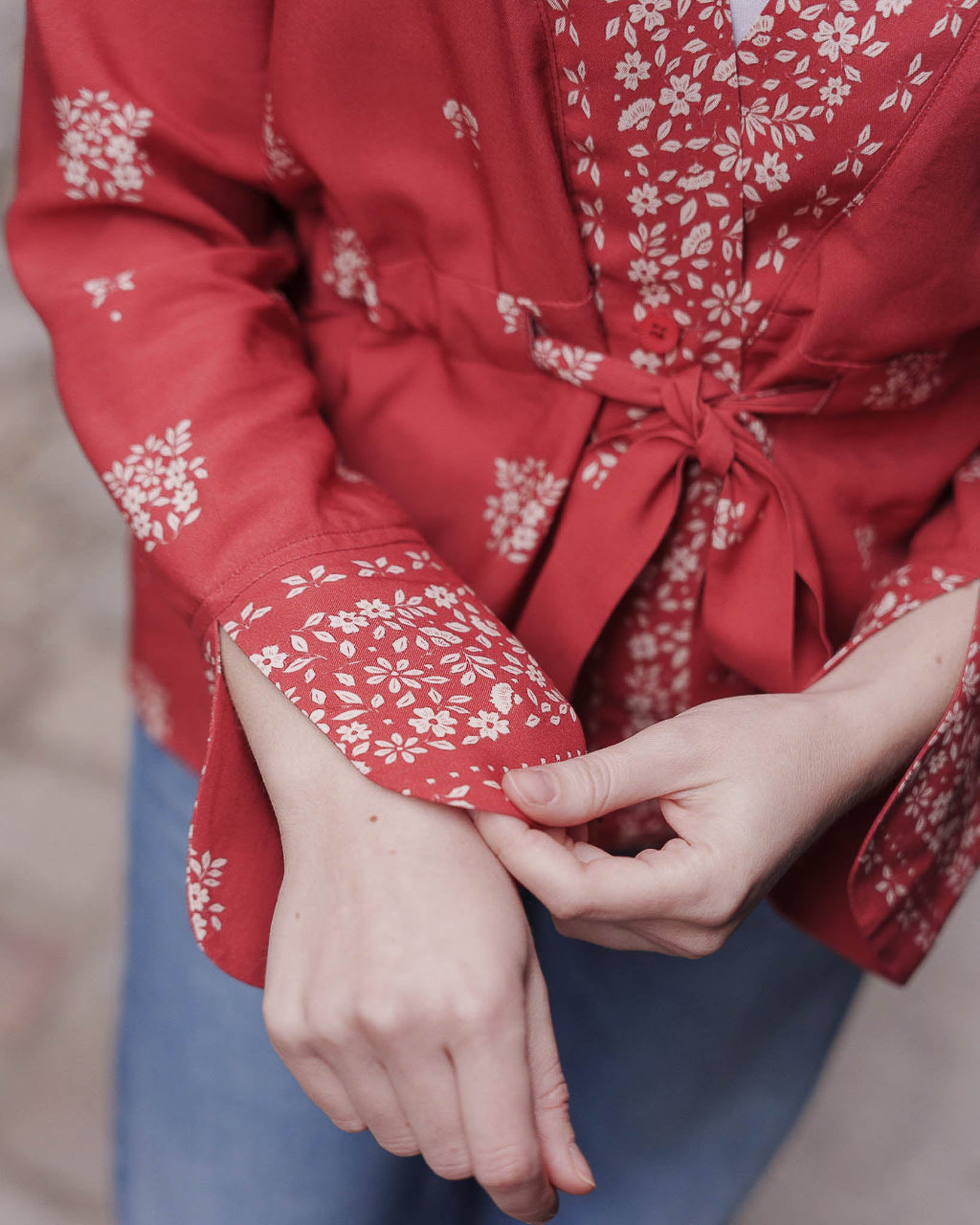 Lise Tailor - Porcelain Viscose Fabric with LENZING™ ECOVERO™ fibres