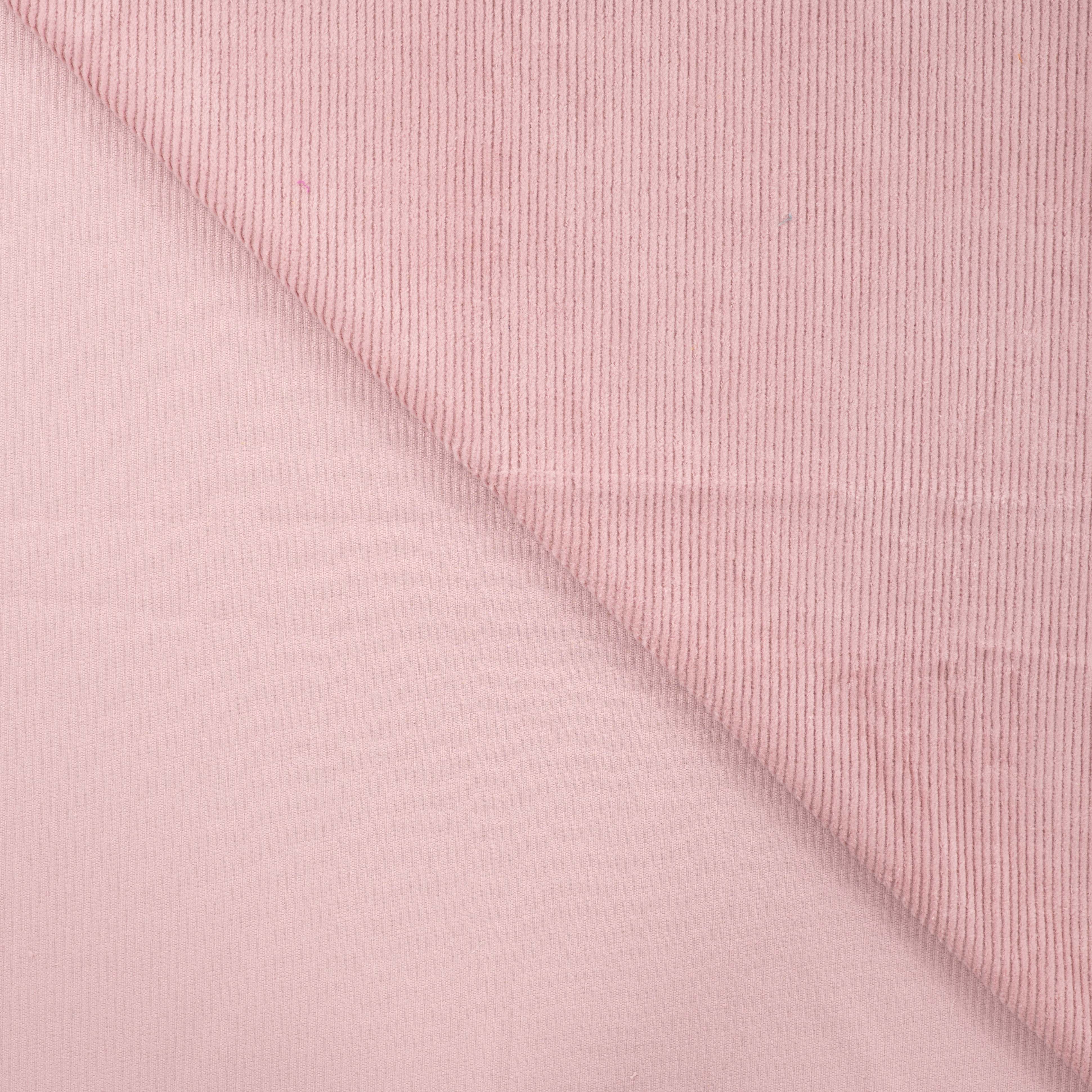 Washed Corduroy in Pale Rose