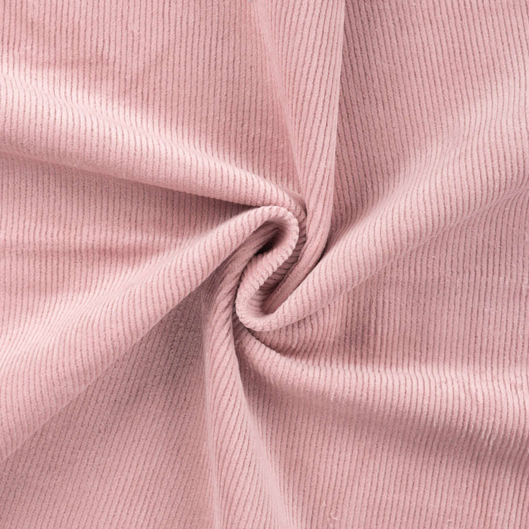 Washed Corduroy in Pale Rose