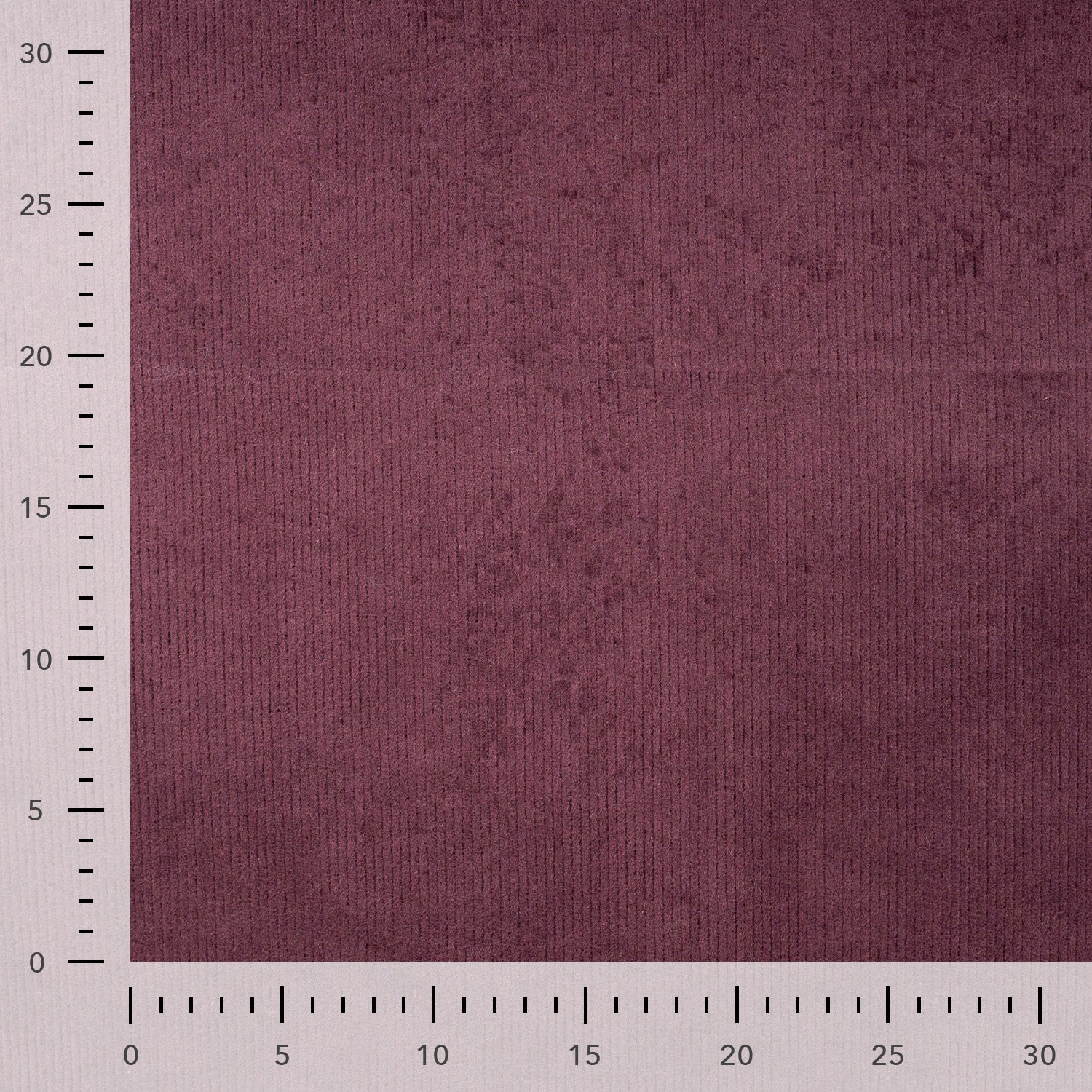 REMNANT 1.5 Metres - Washed Corduroy in Burgundy