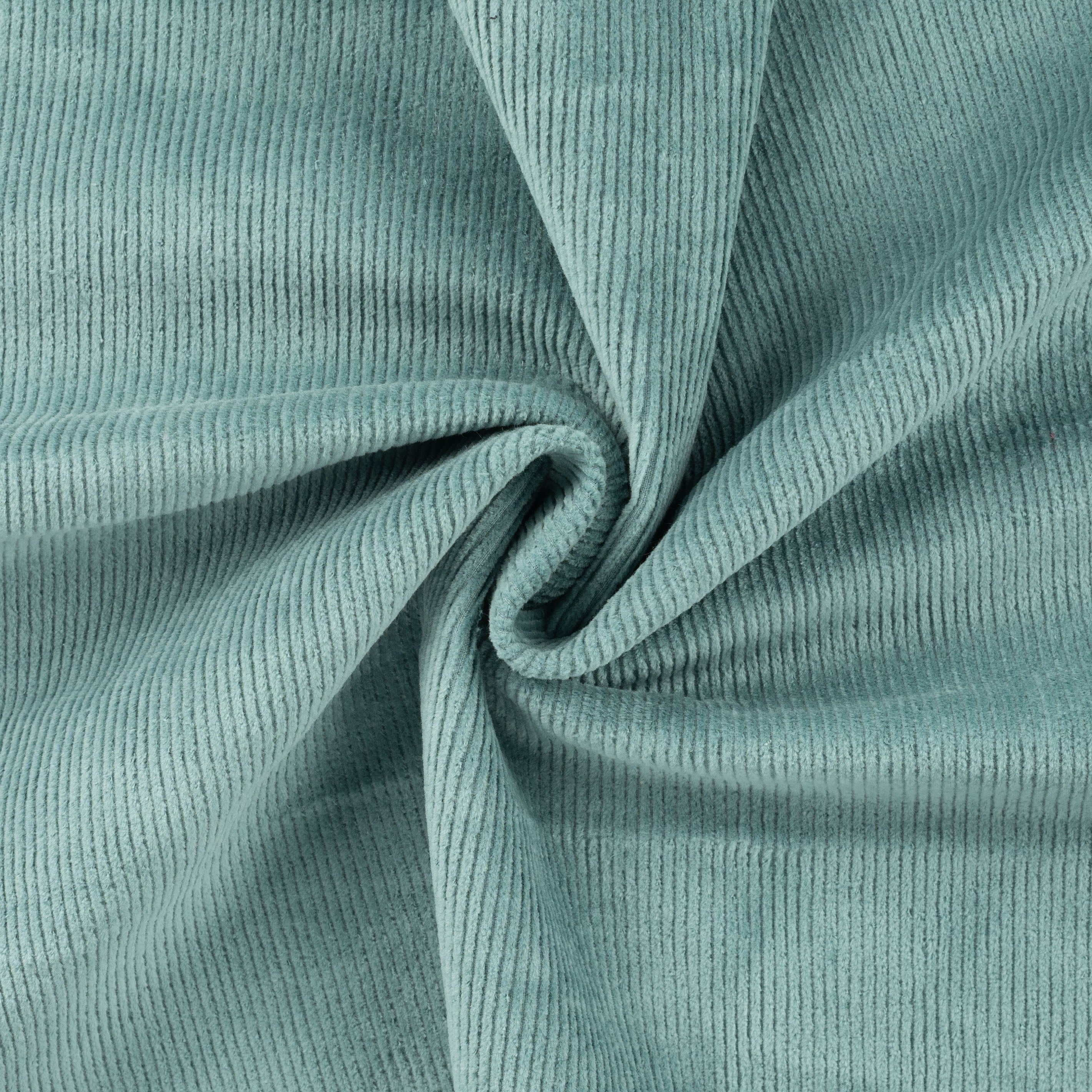 Washed Corduroy in Dark Dusty Mint