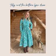 Sewing Kit - Lyra Shirt Dress in Mosaics Viscose (Multiple Colours)