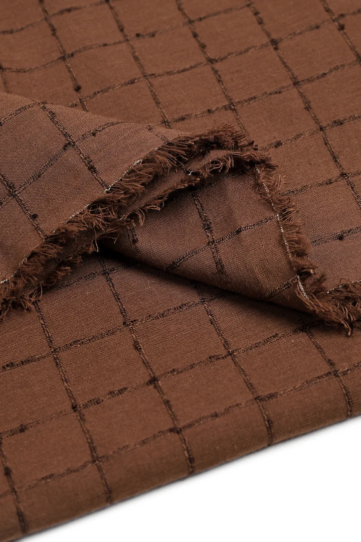 Atelier Brunette - Indian Havana Brown Cotton Fabric
