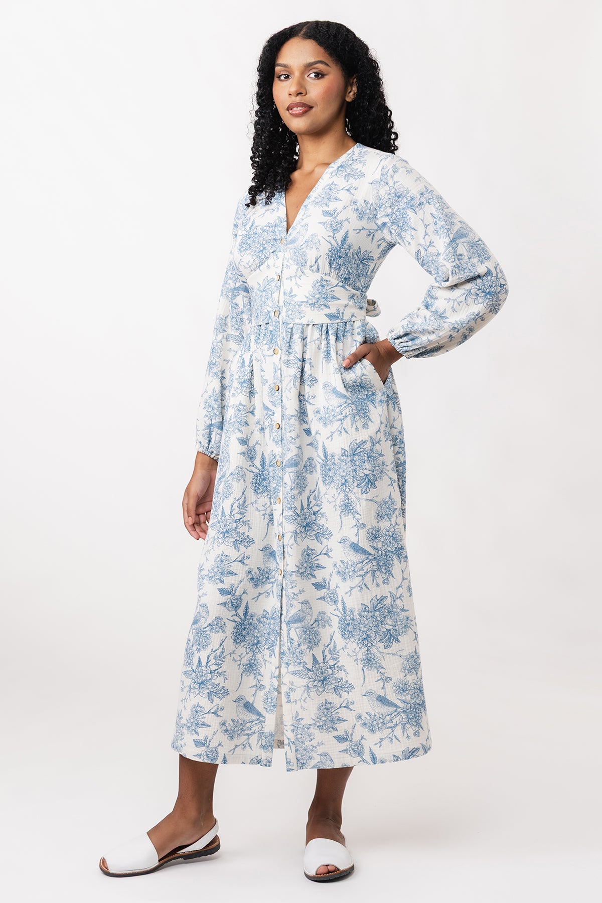 Named Clothing - OODI Gathered Midi Dress Pattern