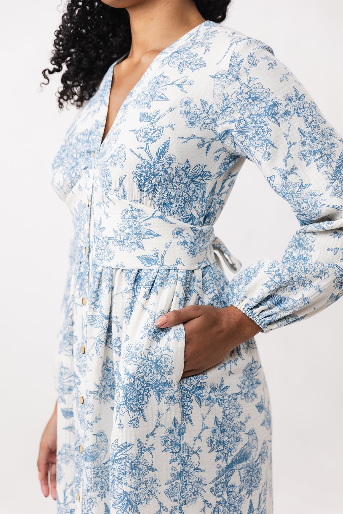 Named Clothing - OODI Gathered Midi Dress Pattern